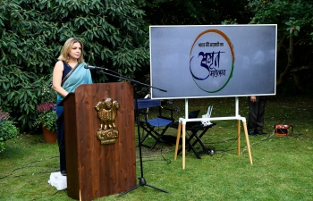 India's 75th Independence Day was celebrated in Copenhagen with great enthusiasm with a flag hoisting ceremony and vibrant AzadiKaAmritMahotsav celebrations, attended by a large number of the diaspora and livestreamed online.